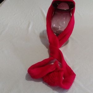 Handmade Scarf. Bright Pink. 80"x4"